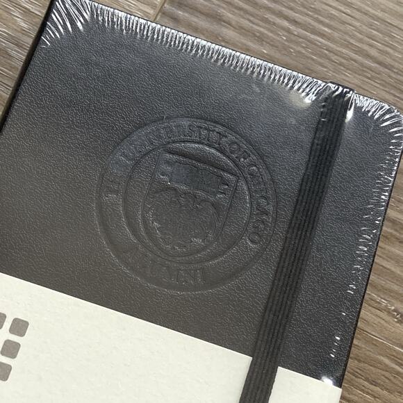 Moleskine Custom University of Chicago Notebook 5 3/8" x 3 1/2" Black Hard Cover - Picture 3 of 6